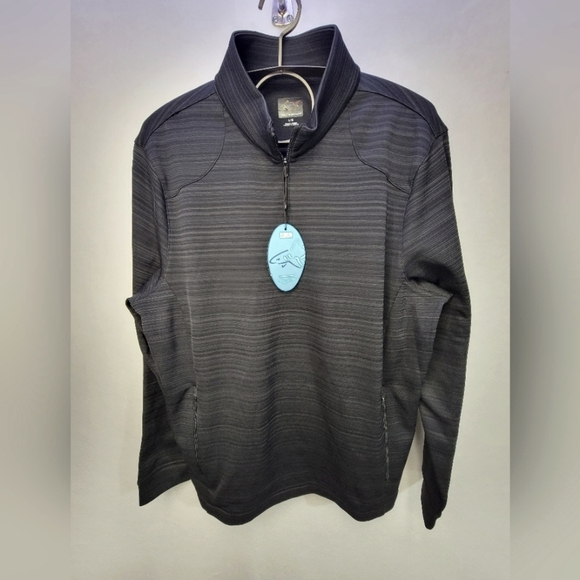Large Greg Norman Golf Performance Fleece Quarter Zip Pullover Men's Size Large - Picture 1 of 11